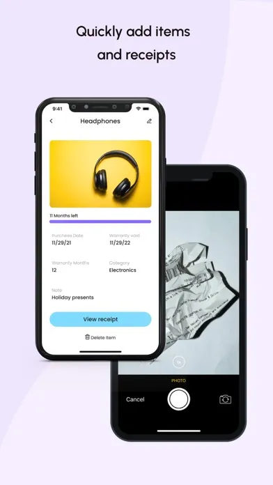 تصاویر Warranty Keeper App