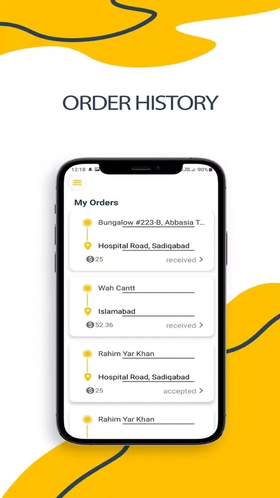 Capturas de tela do Quickest Delivery Rider
