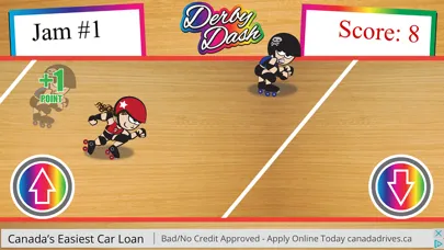 Tangkapan layar Derby Dash