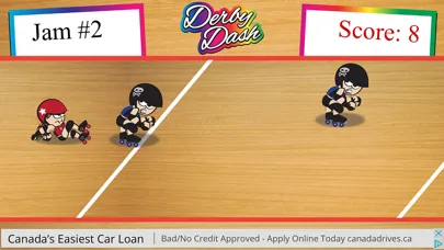 Tangkapan layar Derby Dash