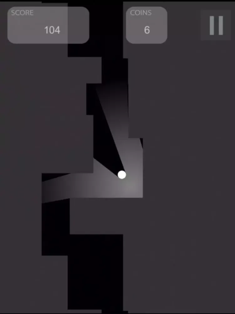 Tangkapan skrin Grayscaled iPad 