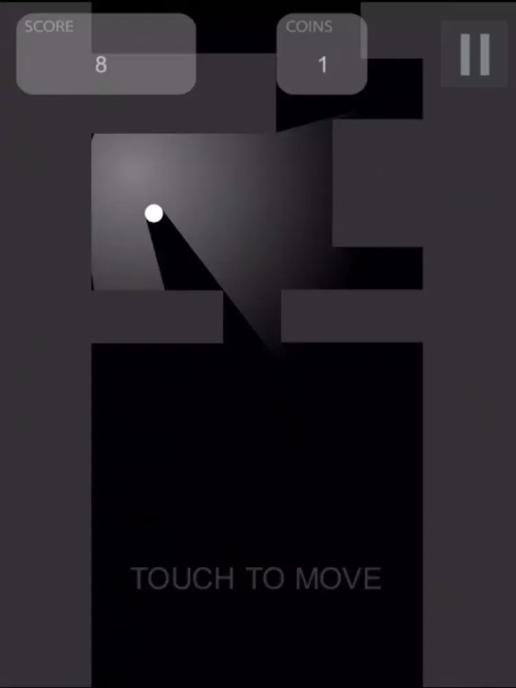 Tangkapan skrin Grayscaled iPad 