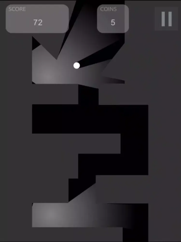 Tangkapan skrin Grayscaled iPad 