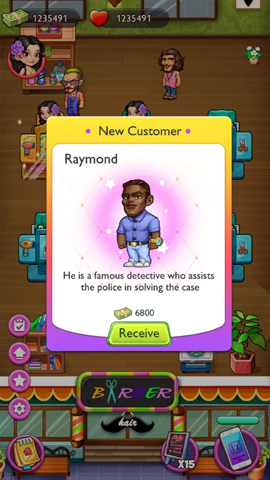 Capturas de tela do My Salon-Time Management game