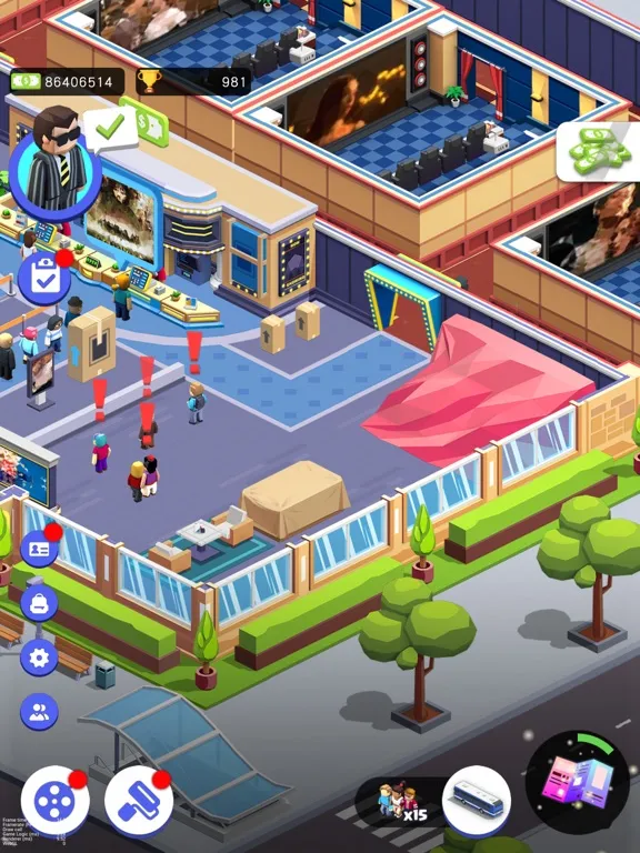 صور Idle Cinema Tycoon-Simulation iPad 