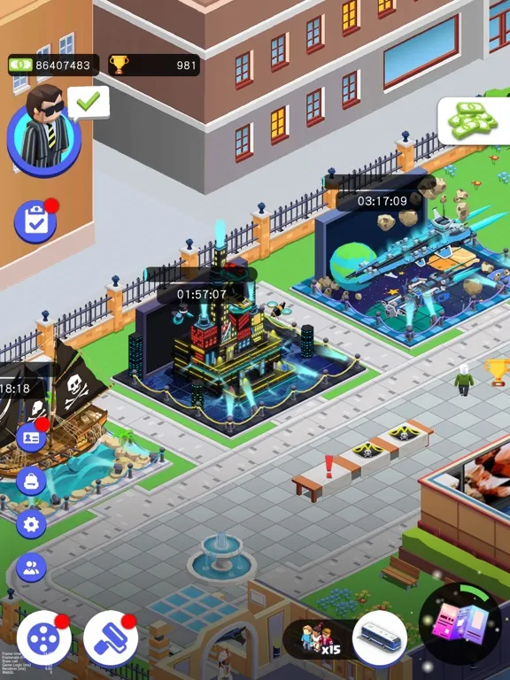 صور Idle Cinema Tycoon-Simulation iPad 