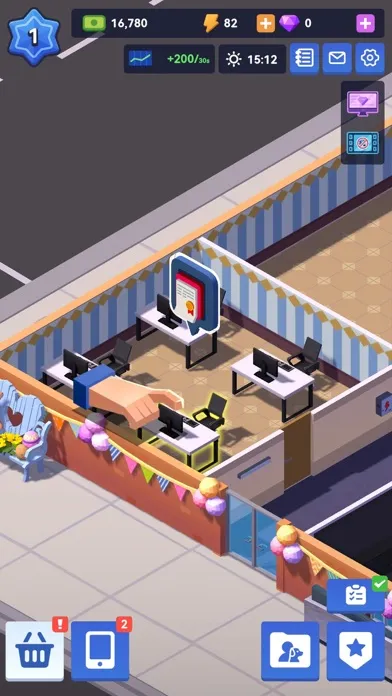 Captures d'écran de Idle Office Tycoon-Money game