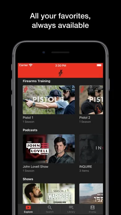 Screenshot di Warrior Poet Society Network
