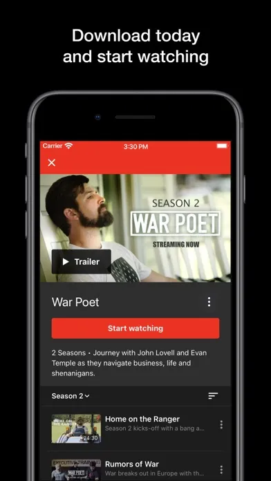 Screenshot di Warrior Poet Society Network
