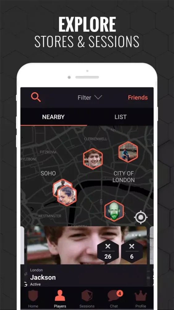 Muster Screenshots