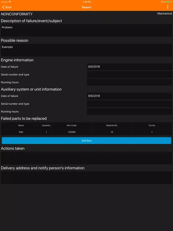 Wärtsilä inSITE iPad  سکرین شاٹس
