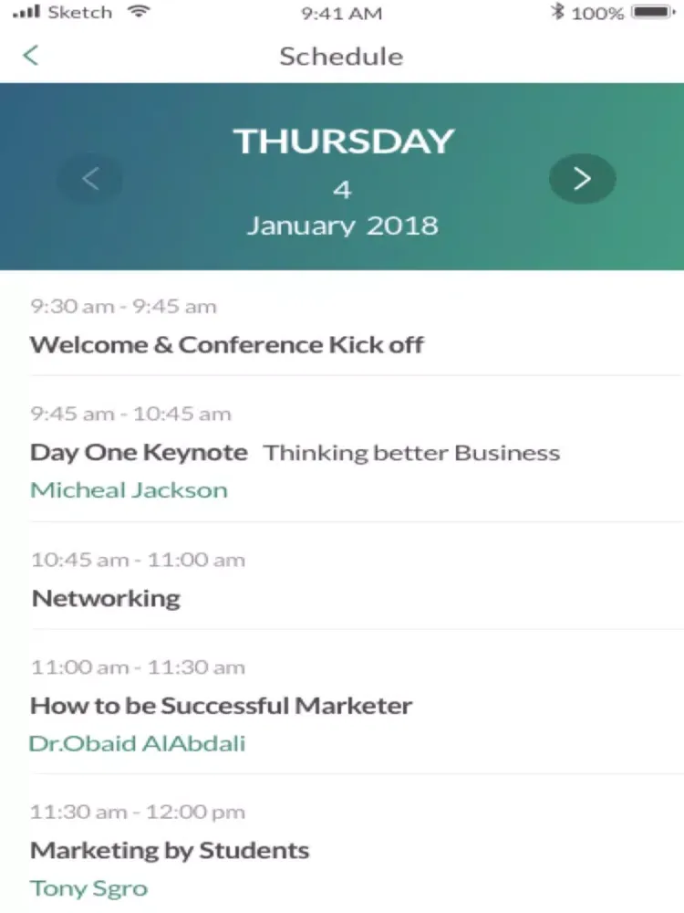 Screenshot di Warwick Africa Summit iPad 