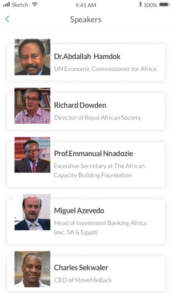 Screenshot di Warwick Africa Summit