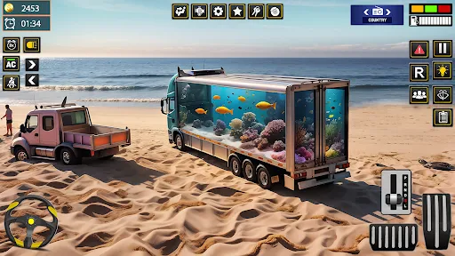 Capturas de pantalla de Euro Transporter Truck Games