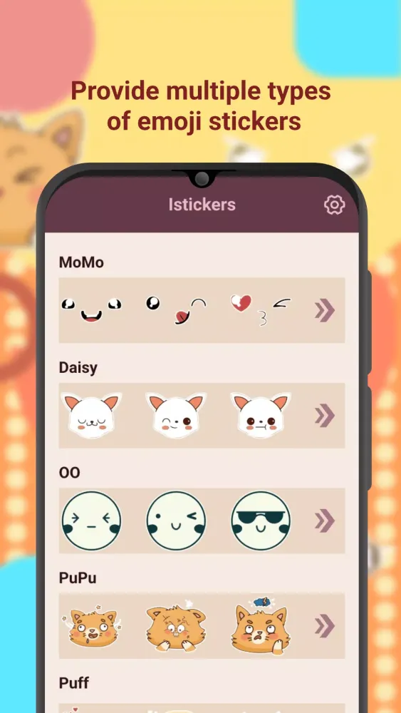 Captures d'écran de I Sticker - stickers for chat