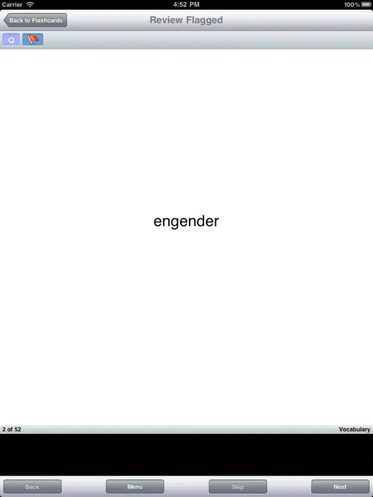 Capturas de tela do 9th Grade English Vocabulary iPad 