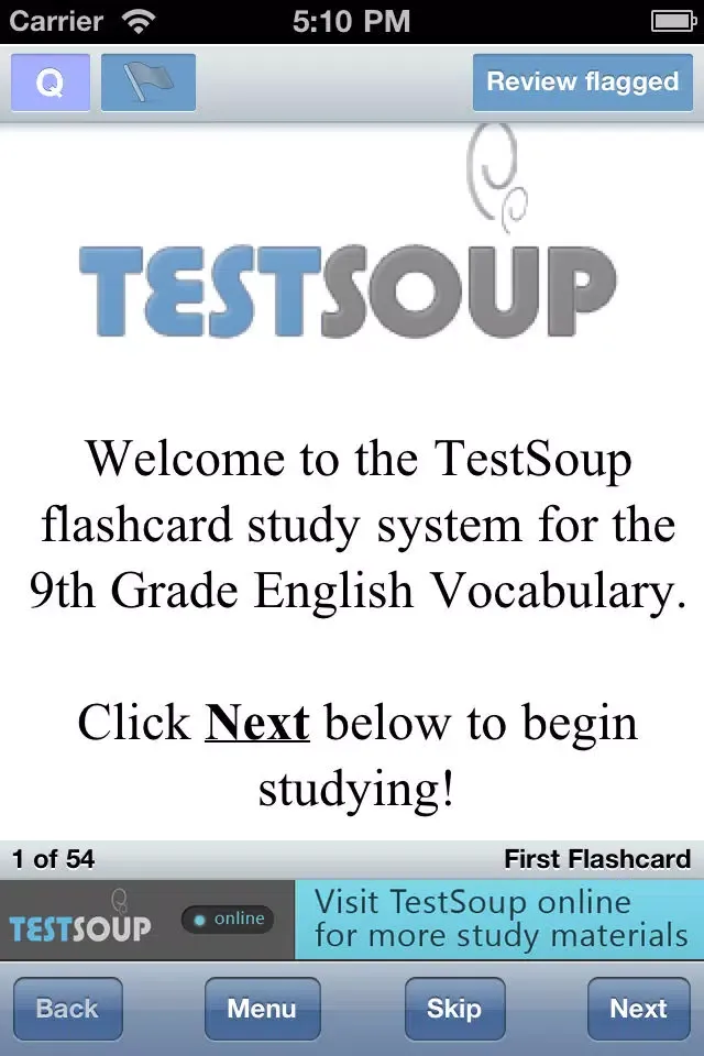 Capturas de tela do 9th Grade English Vocabulary