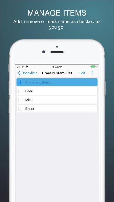 Captures d'écran de Recyclable CheckLists