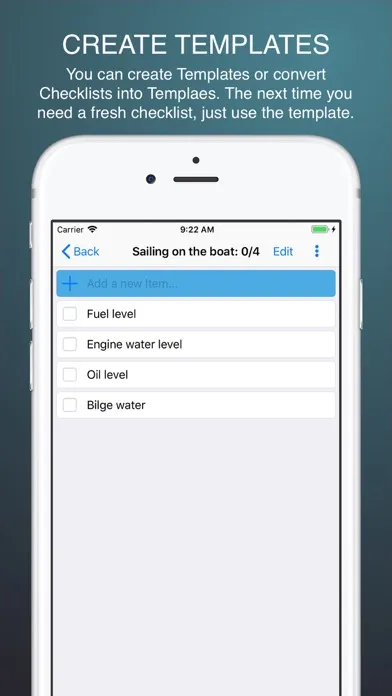 Captures d'écran de Recyclable CheckLists