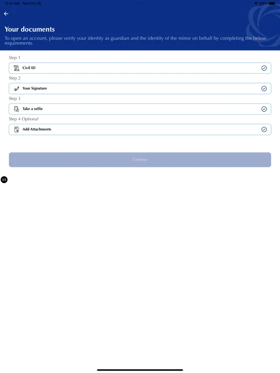 Oula Wasata KYC iPad 应用截图
