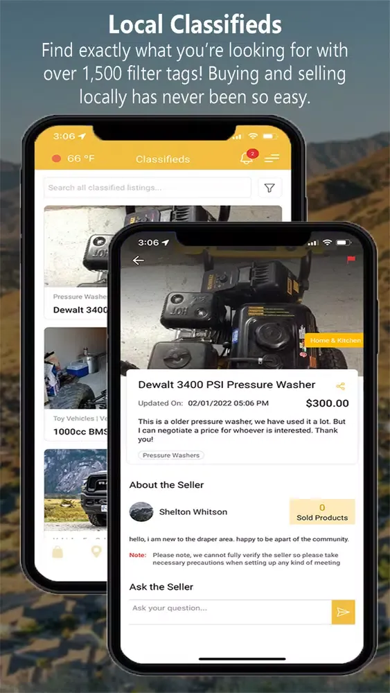 Capturas de tela do Wasatch Buy Local