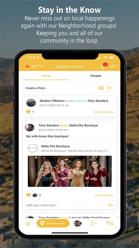 Capturas de tela do Wasatch Buy Local