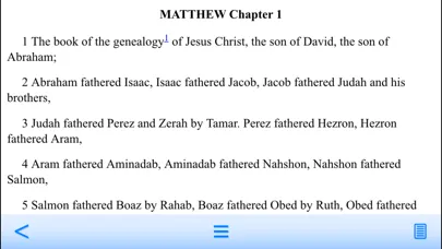 Capturas de tela do Aramaic New Testament