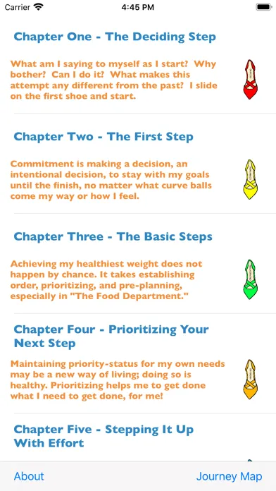 Capturas de tela do New Shoes Journey