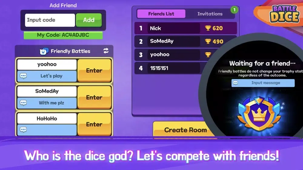Battle Dice - Throw & Win! Screenshots