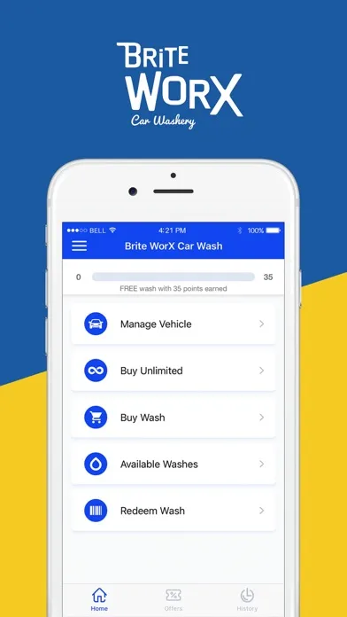 Capturas de tela do Brite WorX Car Wash