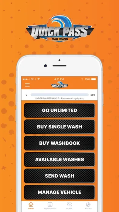 Tangkapan layar Quick Pass Car Wash