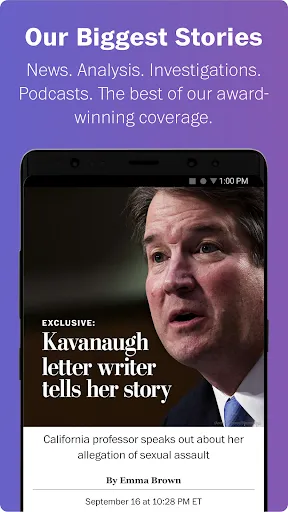 Capturas de pantalla de Washington Post Select