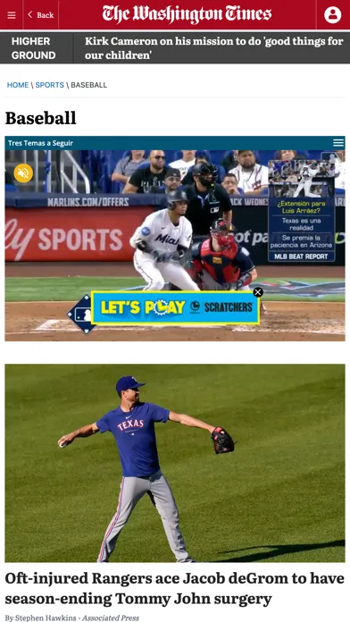 Tangkapan skrin The Washington Times