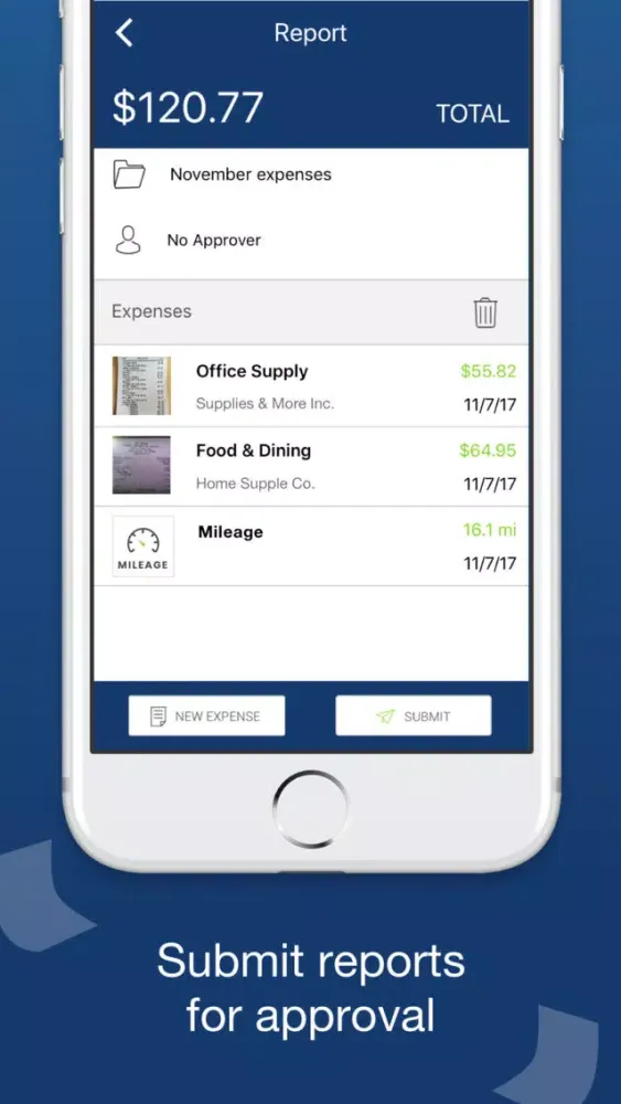 Скриншоты WTB Expense Reporting
