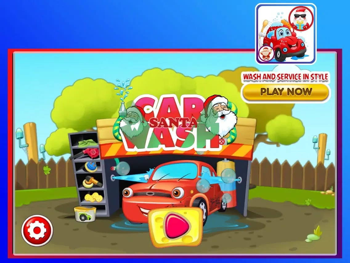 Car Wash Santa: Wash & Spa iPad  Screenshots