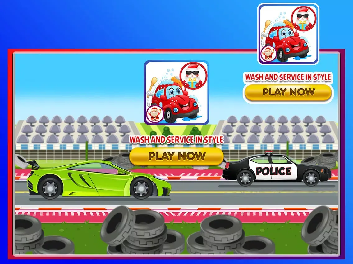 Car Wash Santa: Wash & Spa iPad  Screenshots