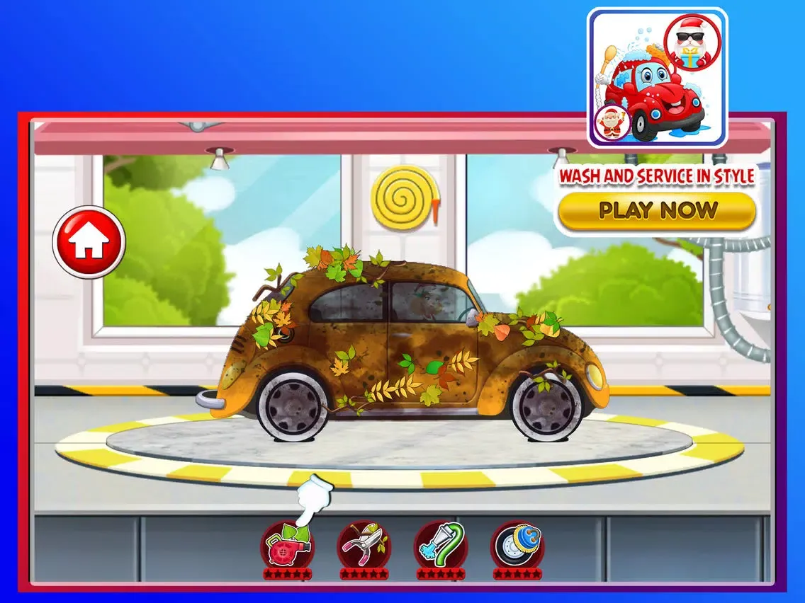 Car Wash Santa: Wash & Spa iPad  Screenshots