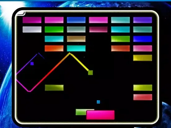 Capturas de pantalla de Brick Breaker Classic Glow Hero Game 2017 iPad 