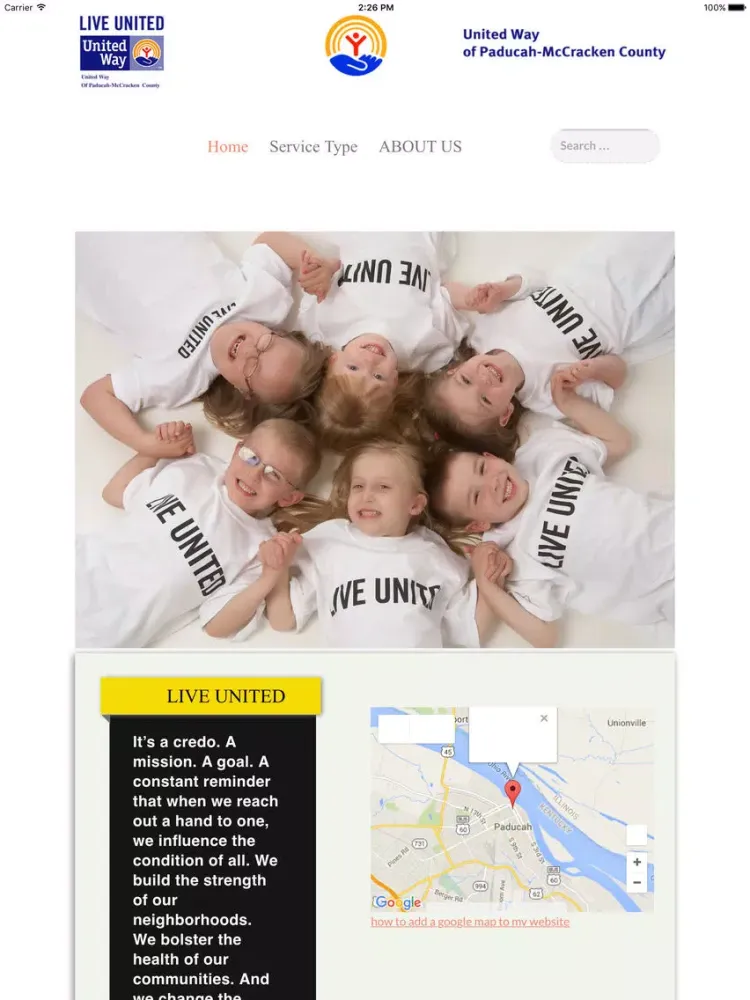 United way paducah iPad  Screenshots