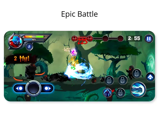 Shadow Dragon Fight Ninja 2 iPad 应用截图