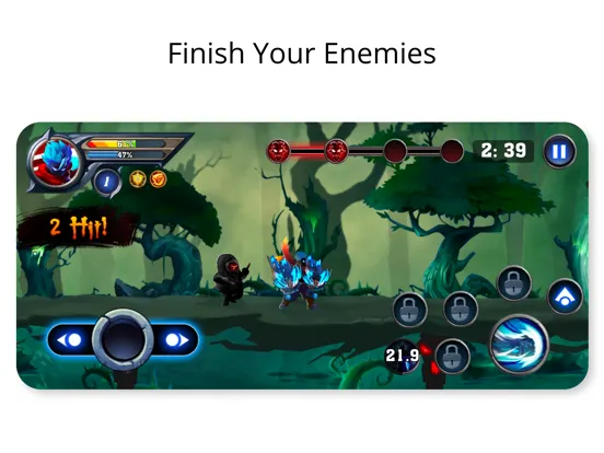 Shadow Dragon Fight Ninja 2 iPad 应用截图