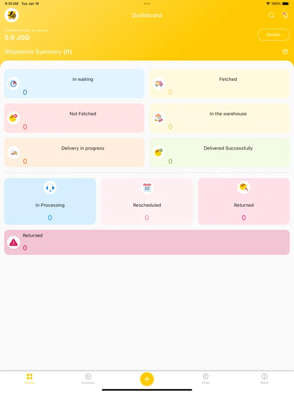 Hala-Delivery iPad  Screenshots