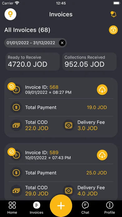 Captures d'écran de iDelivery Corporate