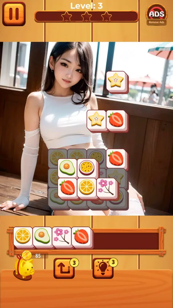Sexy match girls: block puzzle 스크린샷