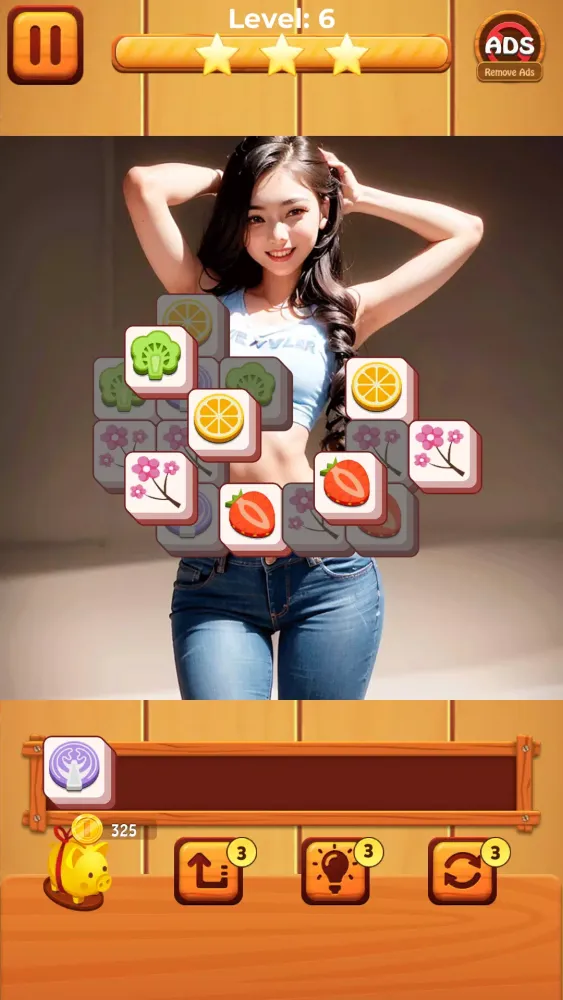 Sexy match girls: block puzzle 스크린샷