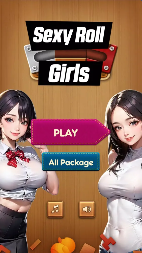تصاویر Sexy roll girls: slide ball