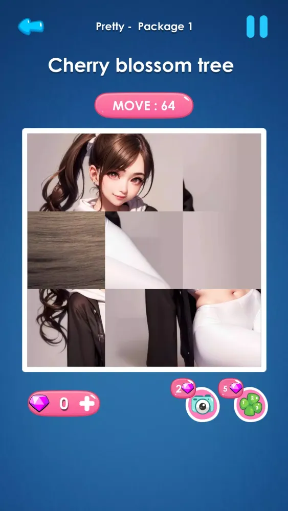 Ảnh chụp màn hình của Sexy slide girls: piece puzzle