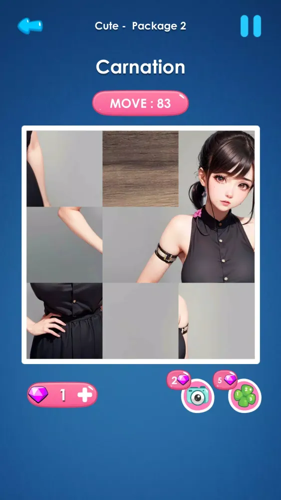 Ảnh chụp màn hình của Sexy slide girls: piece puzzle