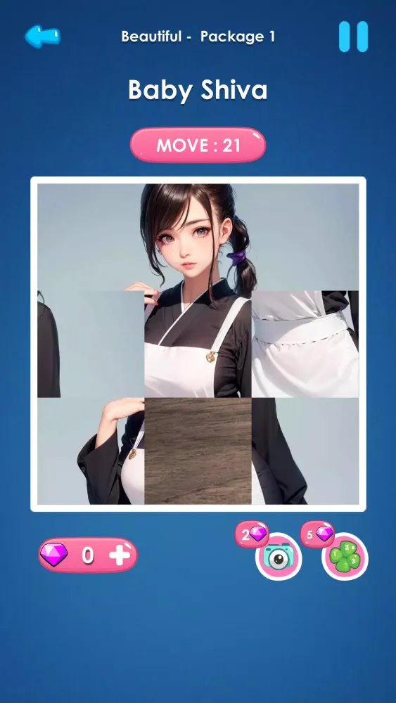 Ảnh chụp màn hình của Sexy slide girls: piece puzzle