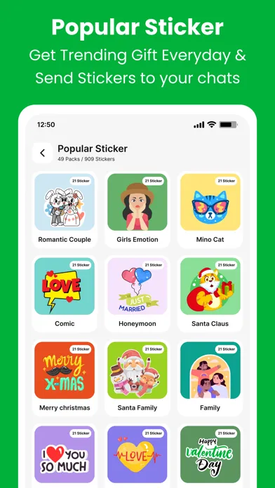 Capturas de tela do Sticker Maker 2024 - GIF Pack